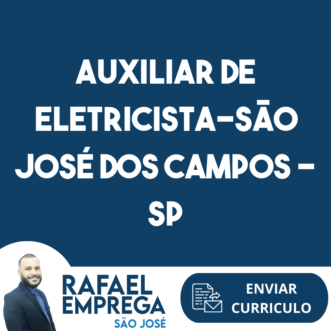 Auxiliar De Eletricista-São José Dos Campos - Sp 15