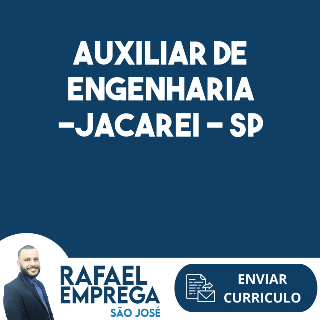 Auxiliar De Engenharia -Jacarei - Sp 1