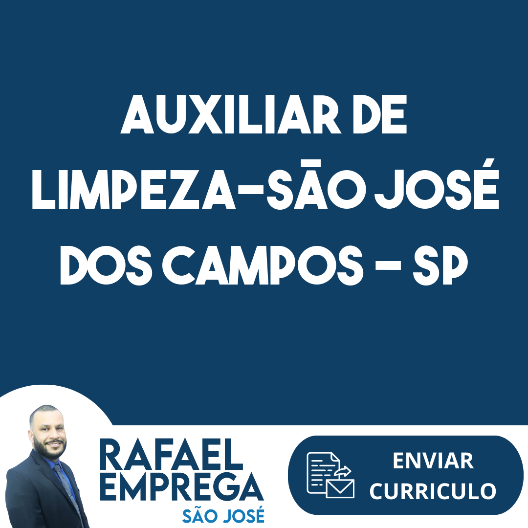 Auxiliar De Limpeza-São José Dos Campos - Sp 321