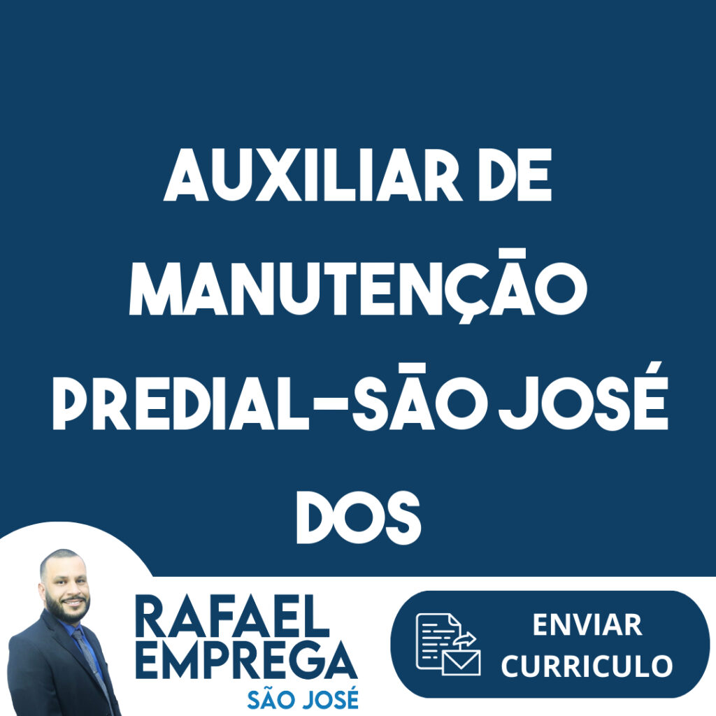Auxiliar De Manutenção Predial-São José Dos Campos - Sp 1