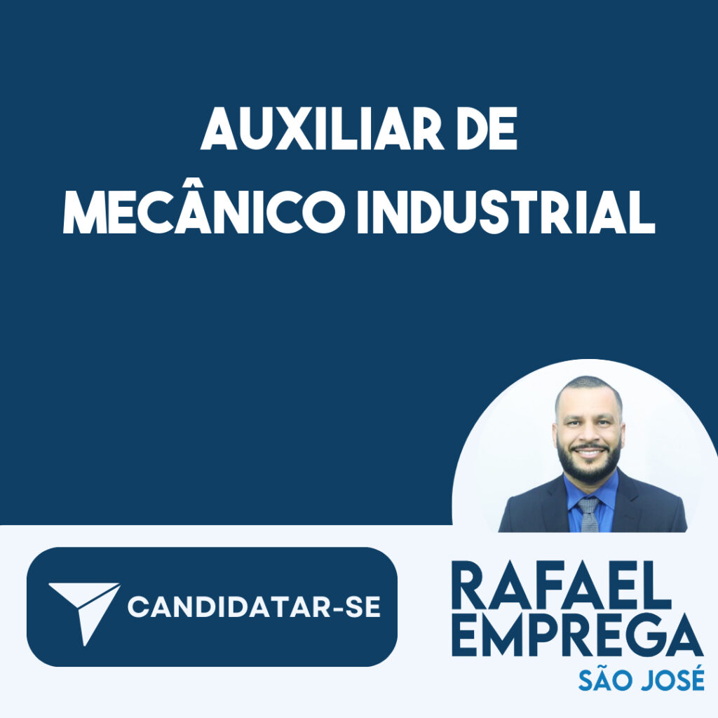 Auxiliar De Mecânico Industrial-São José Dos Campos - Sp 1