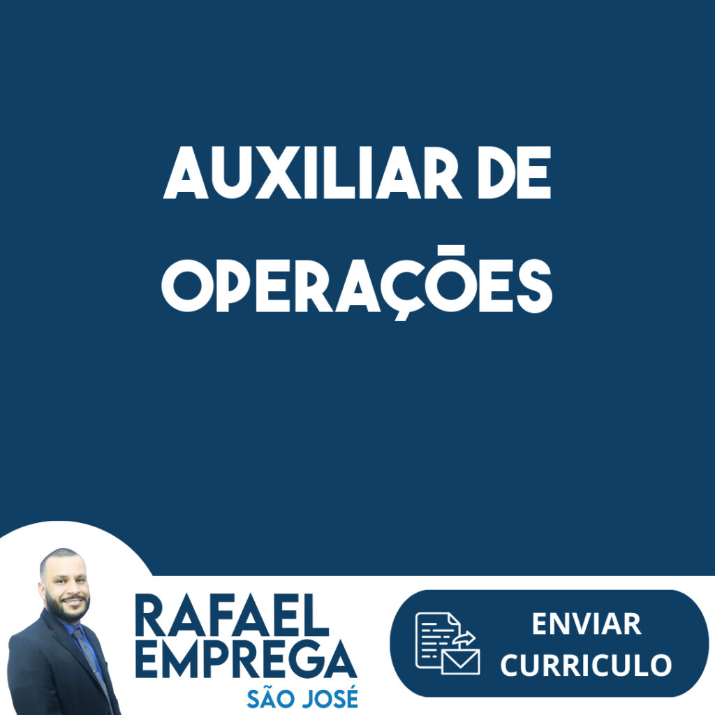 Auxiliar De Operações-Jacarei - Sp 1