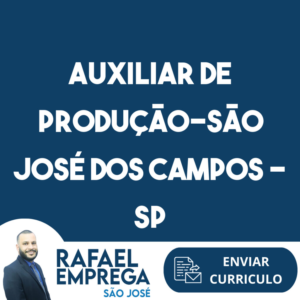 Auxiliar De Produção-São José Dos Campos - Sp 1