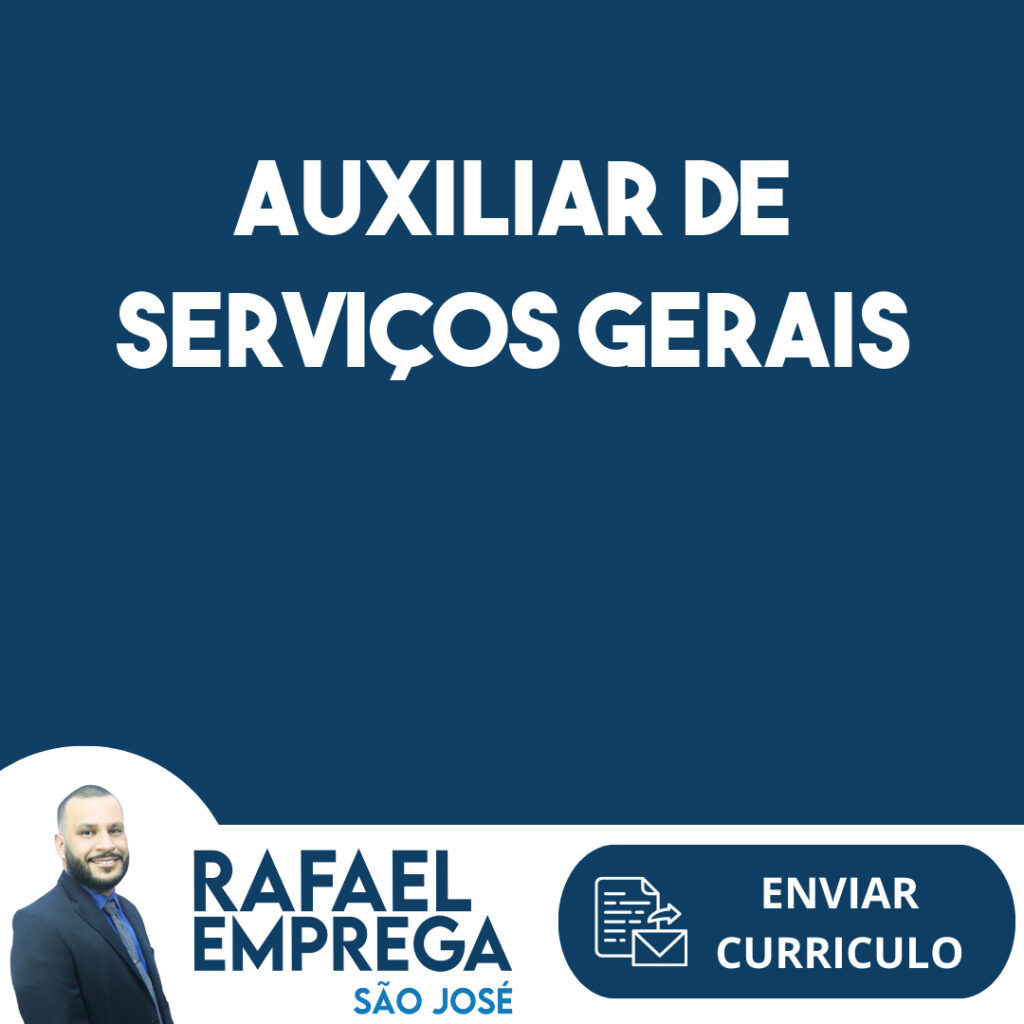 Auxiliar De Serviços Gerais-São José Dos Campos - Sp 1 Auxiliar De Serviços Gerais-São José Dos Campos - Sp 1