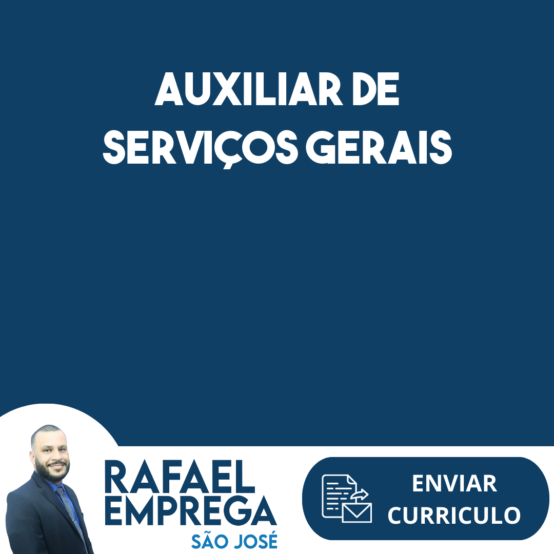 Auxiliar De Serviços Gerais-São José Dos Campos - Sp 293