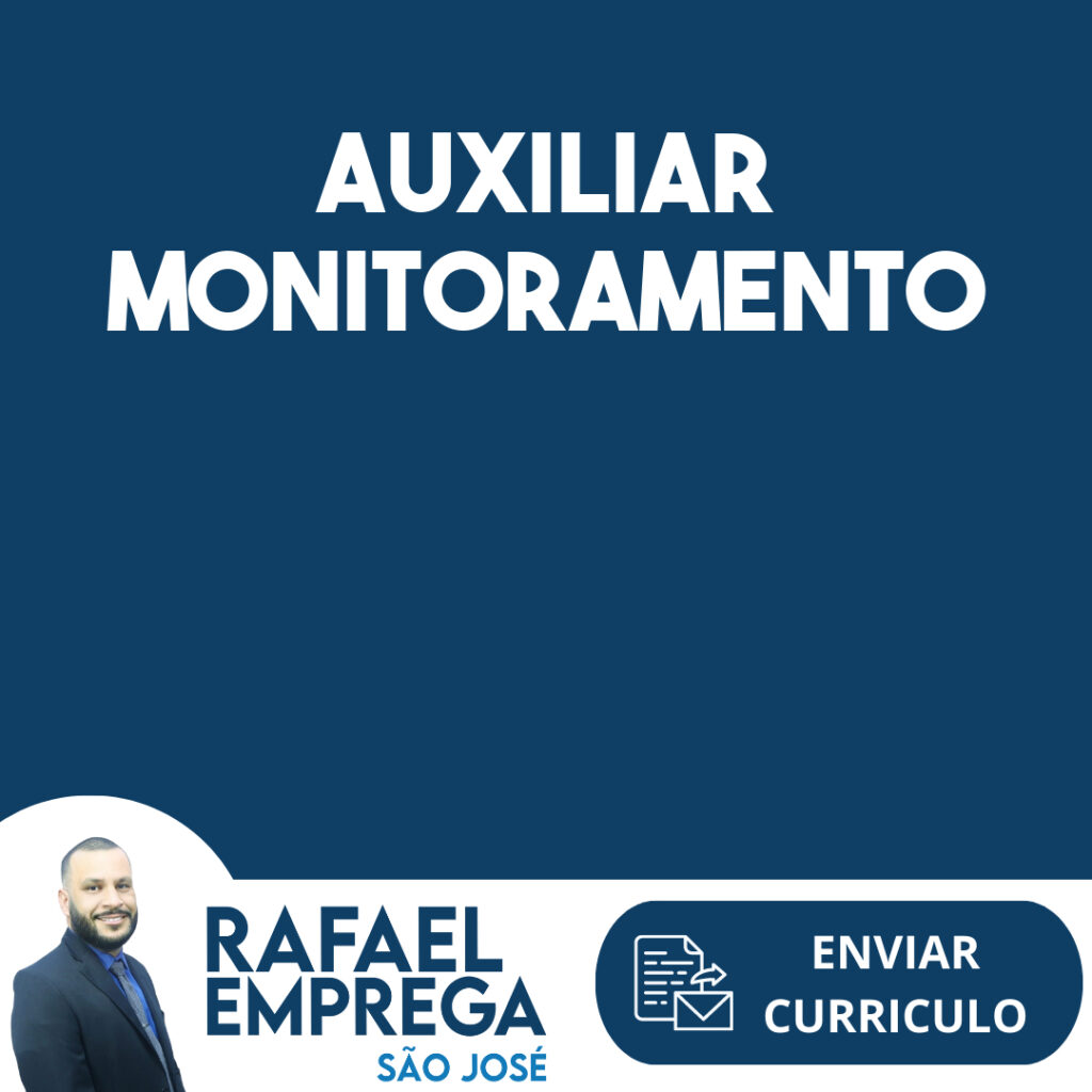 Auxiliar Monitoramento-Guararema - Sp 1