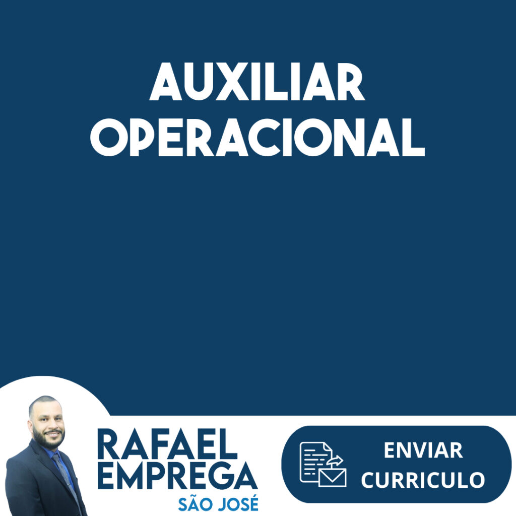 Auxiliar Operacional-São José Dos Campos - Sp 1