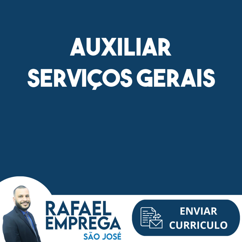 Auxiliar Serviços Gerais-São José Dos Campos - Sp 1 Auxiliar Serviços Gerais-São José Dos Campos - Sp 1
