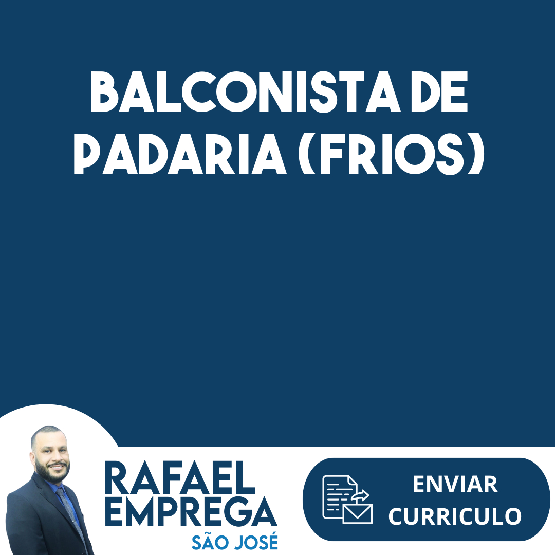 Balconista De Padaria (Frios)-São José Dos Campos - Sp 47