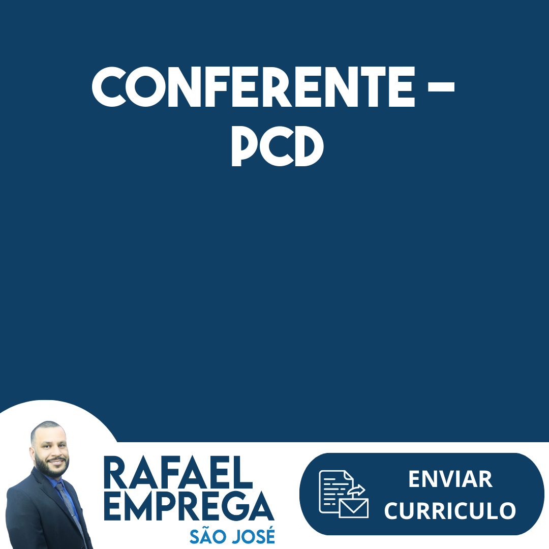 Conferente - Pcd-São José Dos Campos - Sp 247
