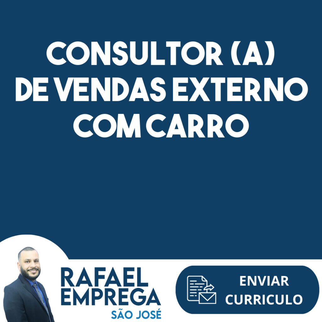 Consultor (A) De Vendas Externo Com Carro-São José Dos Campos - Sp 1