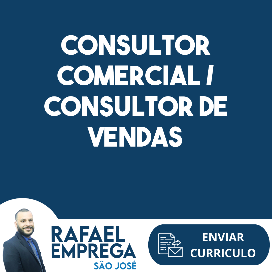 Consultor Comercial / Consultor De Vendas-São José Dos Campos - Sp 1