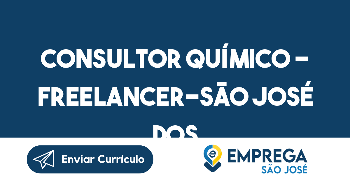 Consultor Químico - Freelancer-São José Dos Campos - Sp 7