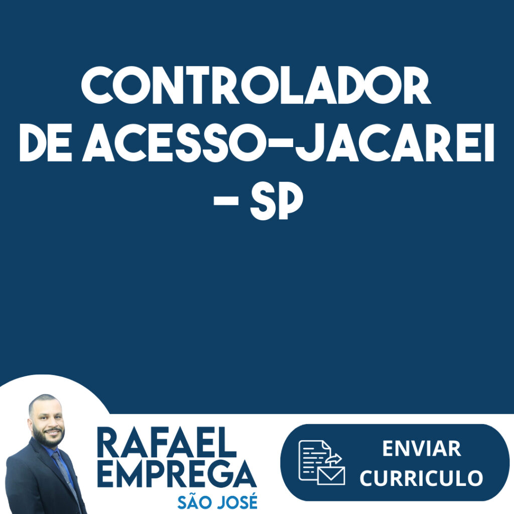Controlador De Acesso-Jacarei - Sp 1