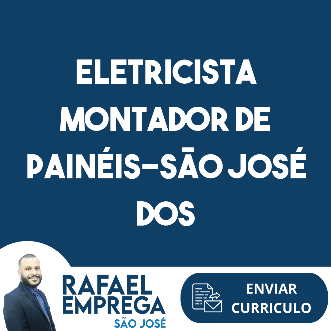 Eletricista Montador De Painéis-São José Dos Campos - Sp 367