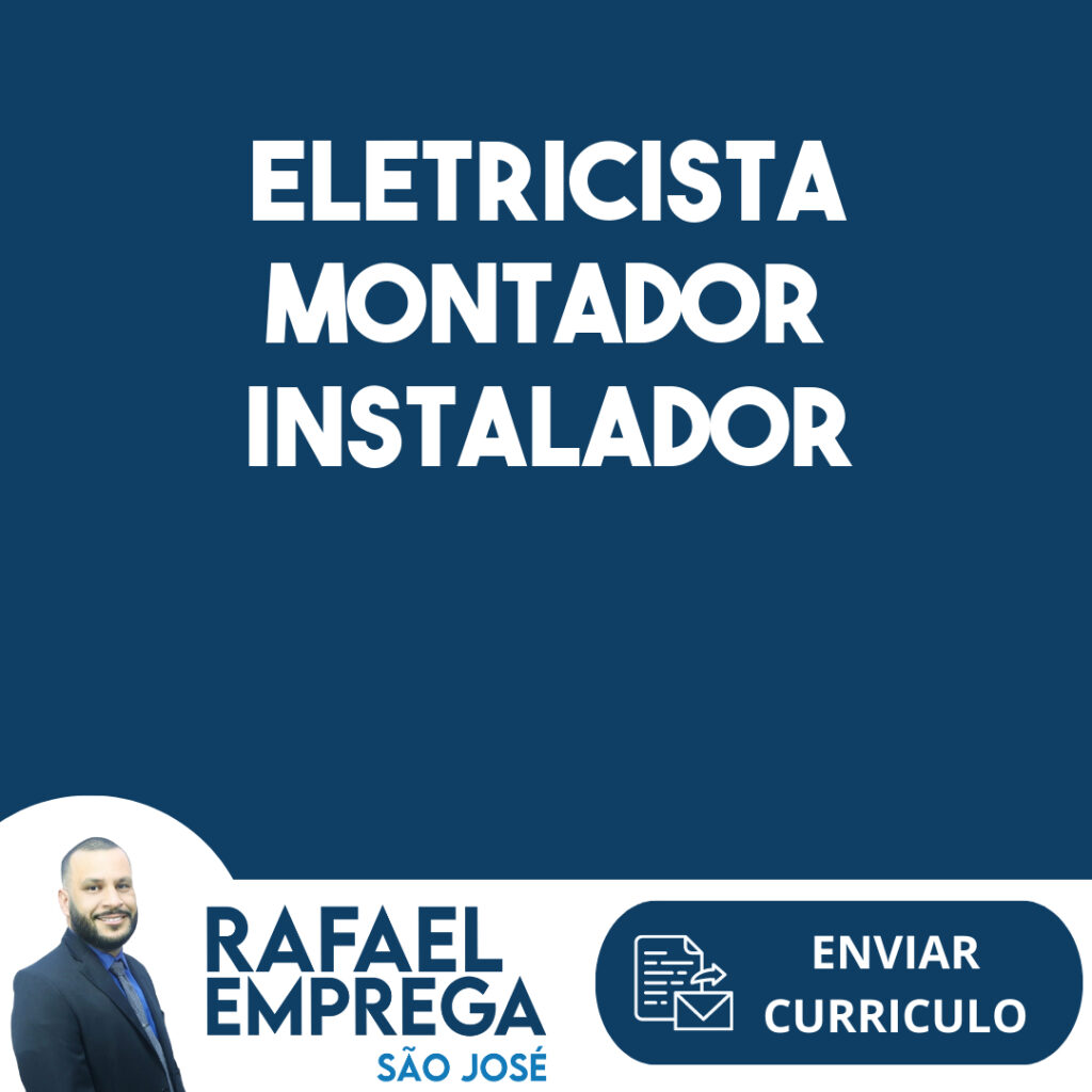 Eletricista Montador Instalador-São José Dos Campos - Sp 1