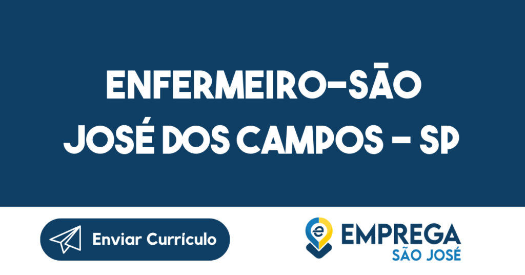 Enfermeiro-São José Dos Campos - Sp 1