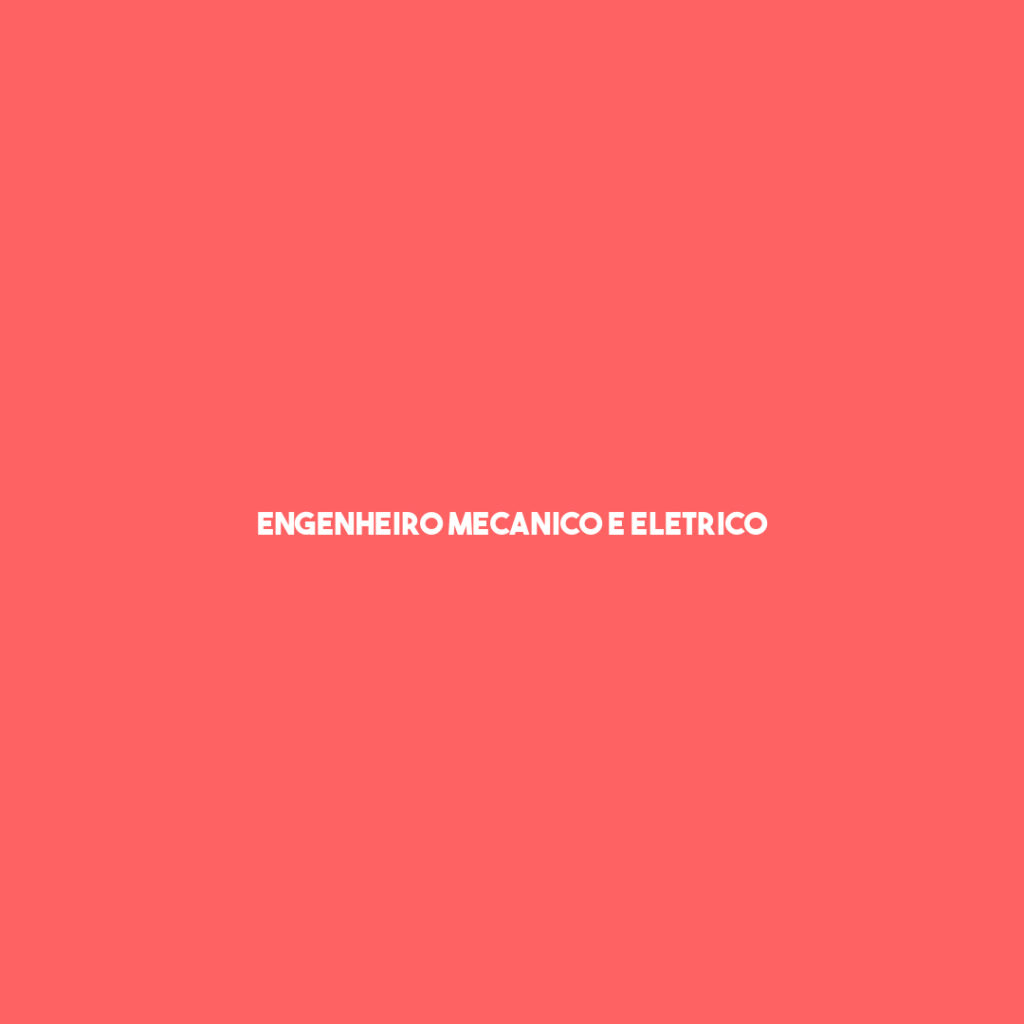 Engenheiro Mecanico E Eletrico-Caçapava - Sp 1 Engenheiro Mecanico E Eletrico-Caçapava - Sp 1