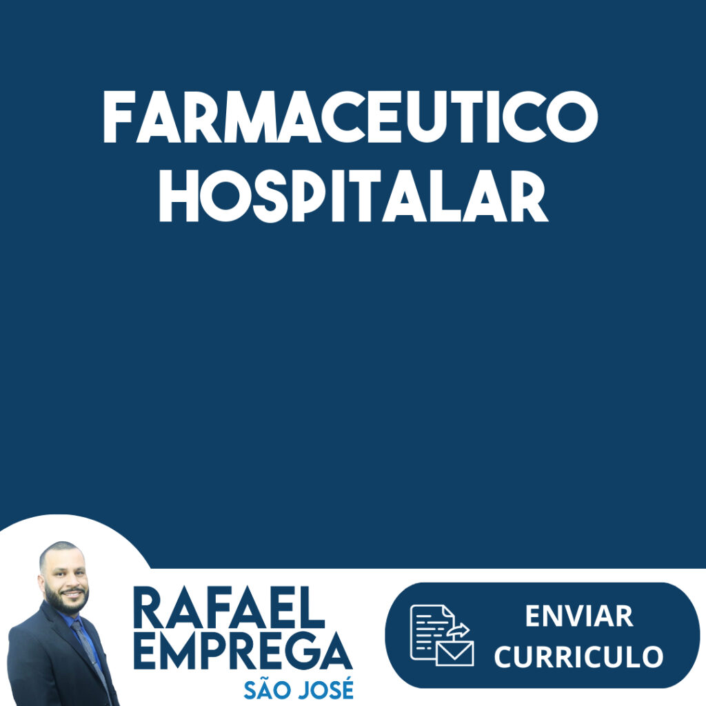 Farmaceutico Hospitalar-São José Dos Campos - Sp 1