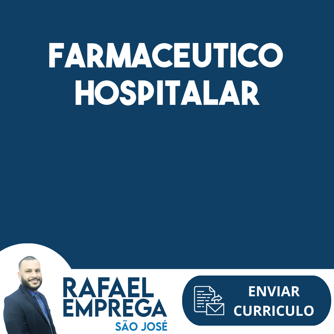 Farmaceutico Hospitalar-São José Dos Campos - Sp 41