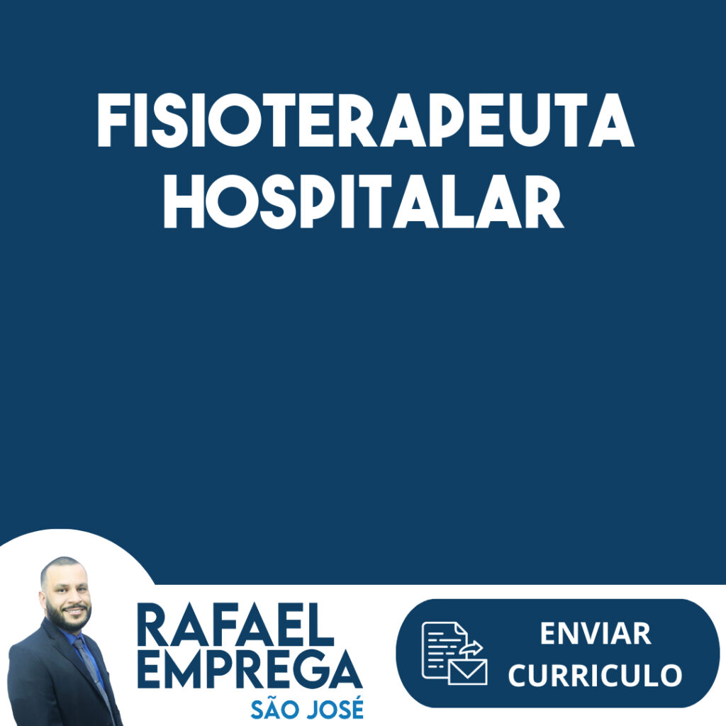 Fisioterapeuta Hospitalar-São José Dos Campos - Sp 1