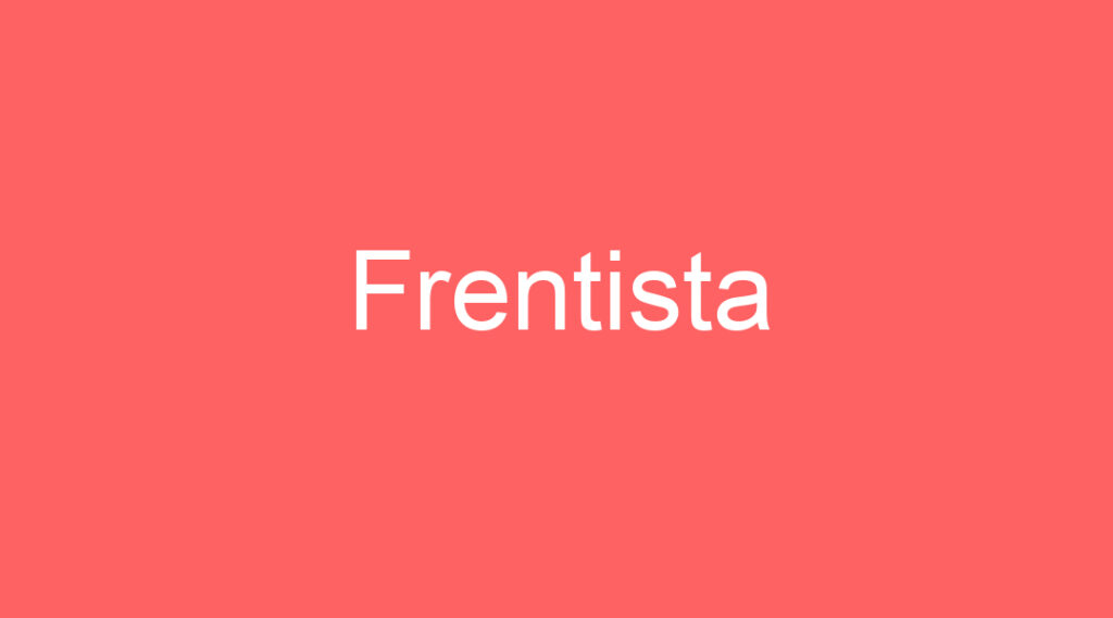 Frentista 1
