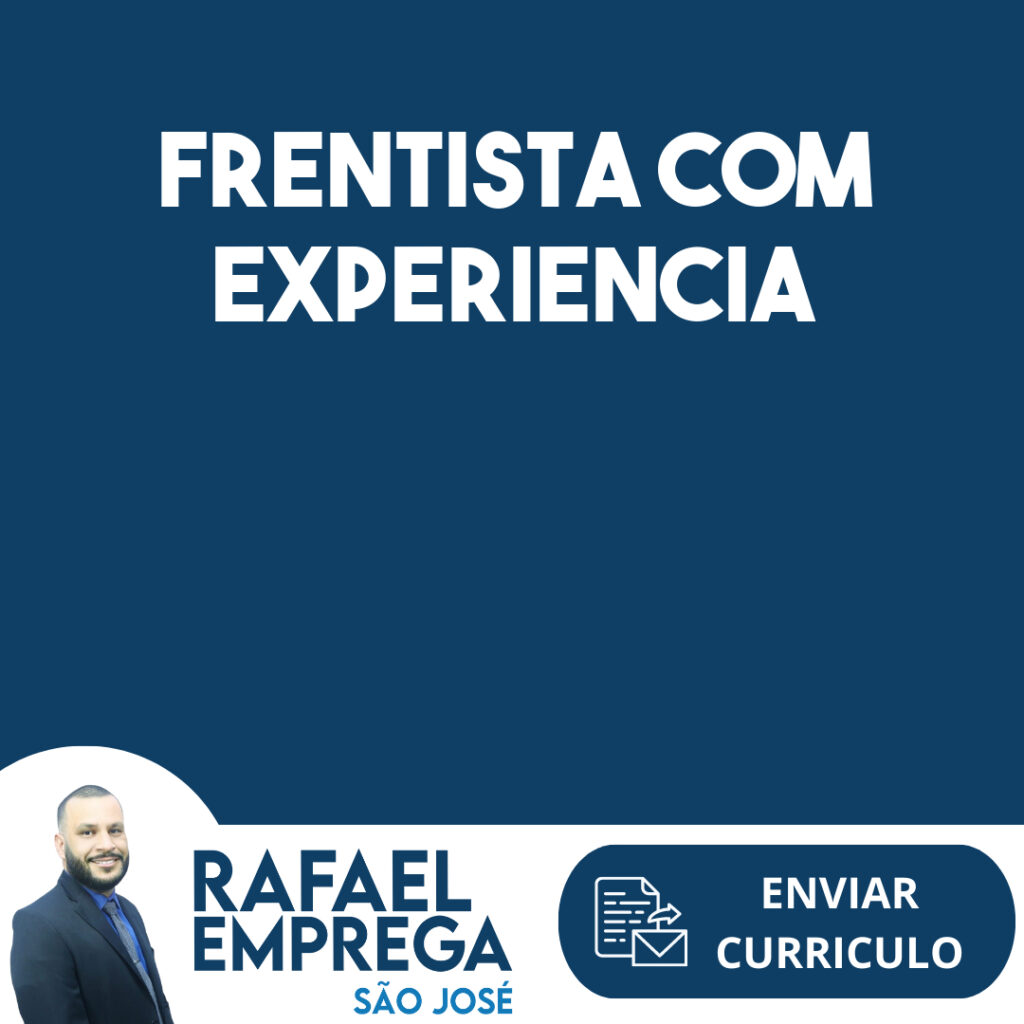 Frentista Com Experiencia-São José Dos Campos - Sp 1