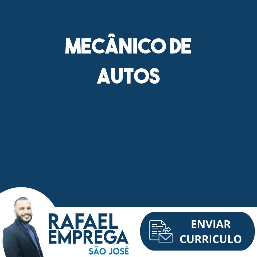 Mecânico De Autos-São José Dos Campos - Sp 1