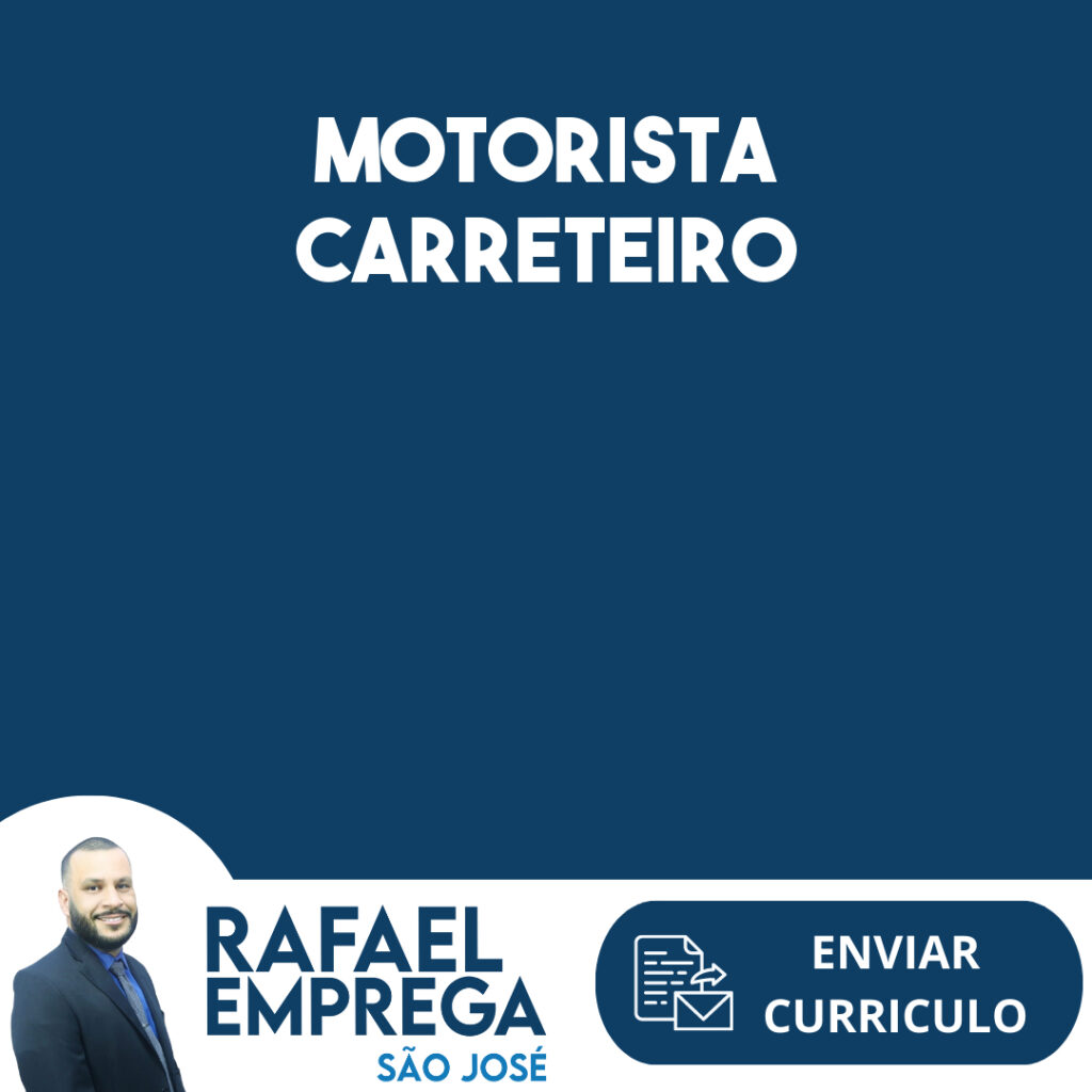 Motorista Carreteiro-Guararema - Sp 1