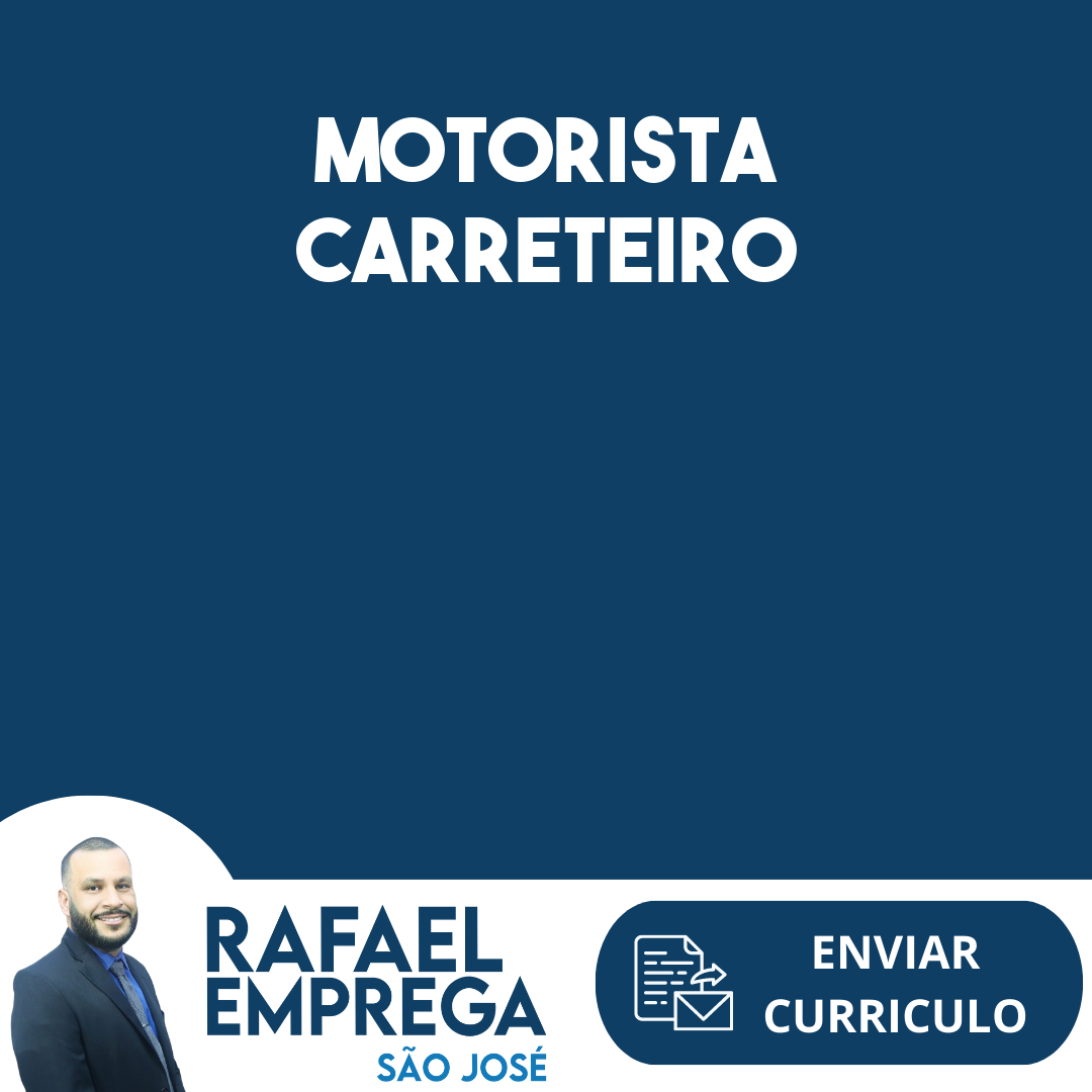 Motorista Carreteiro-Guararema - Sp 133