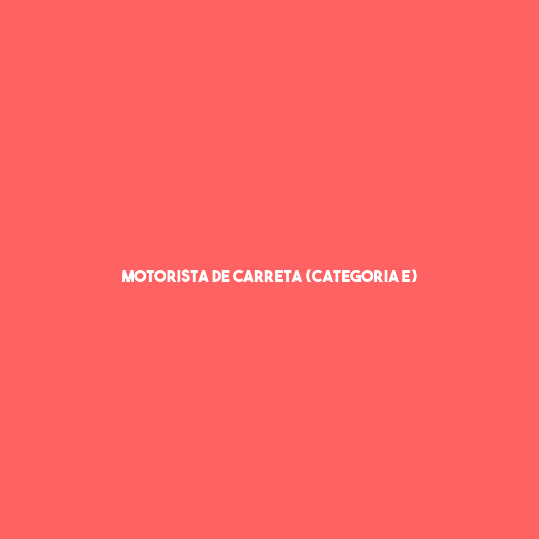 Motorista De Carreta (Categoria E)-São José Dos Campos - Sp 61