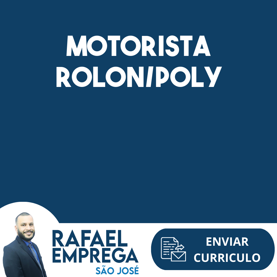 Motorista Rolon/Poly-São José Dos Campos - Sp 65