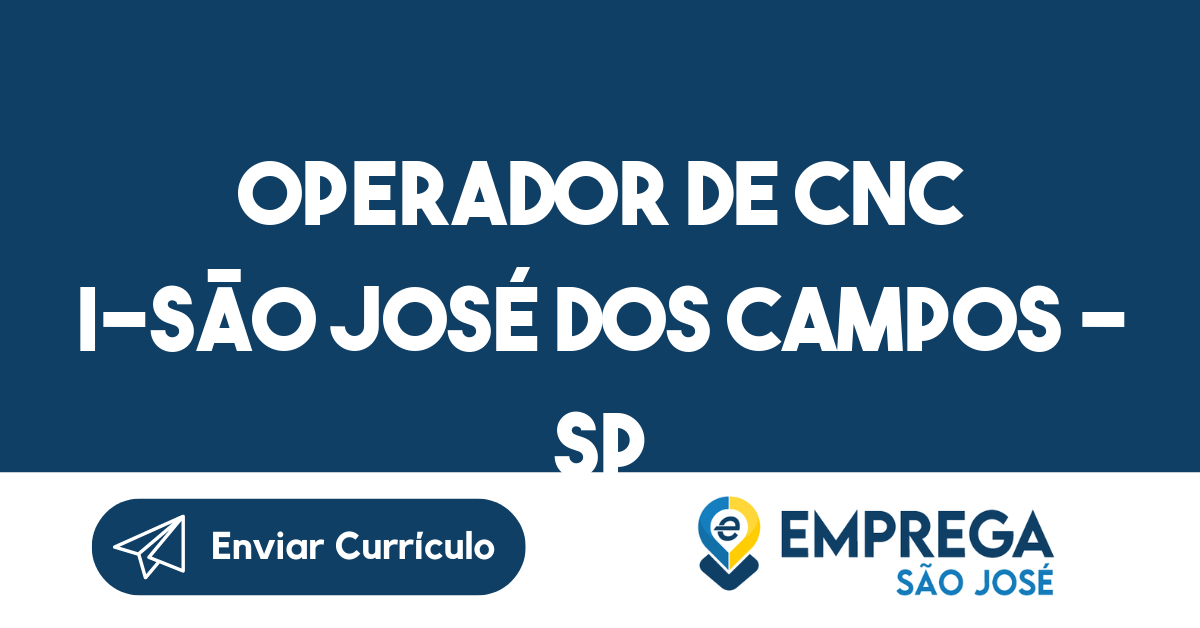 Operador De Cnc I-São José Dos Campos - Sp 17