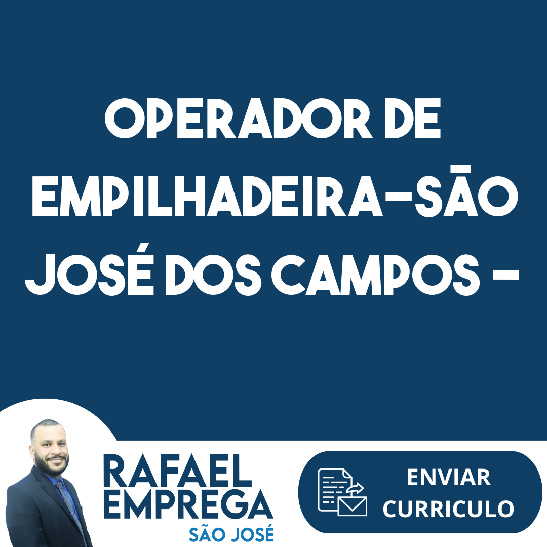 Operador De Empilhadeira-São José Dos Campos - Sp 67