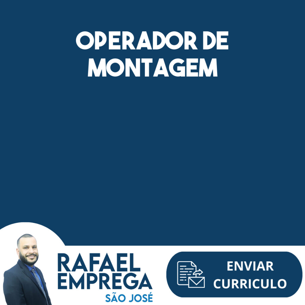 Operador De Montagem-Jambeiro - Sp 1