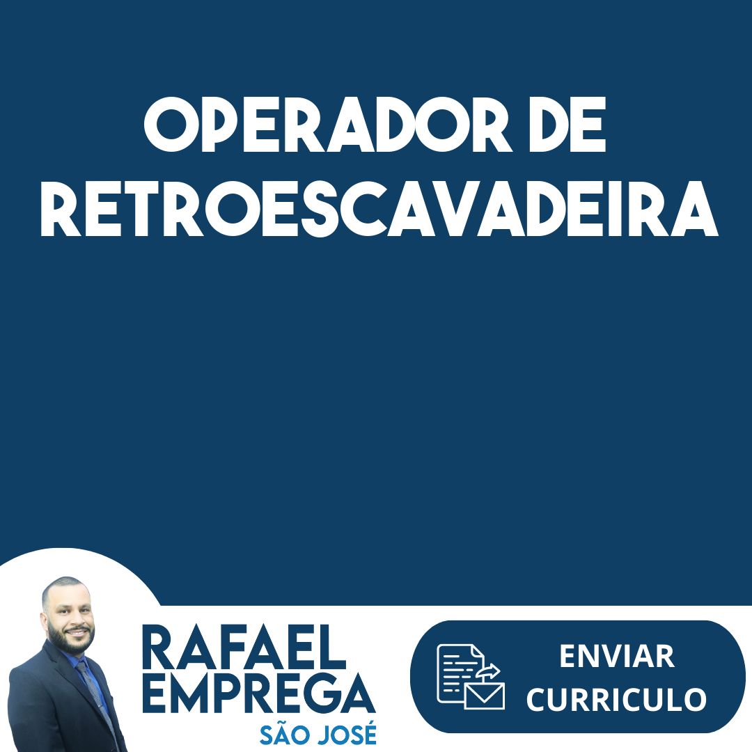 Operador De Retroescavadeira-São José Dos Campos - Sp 61