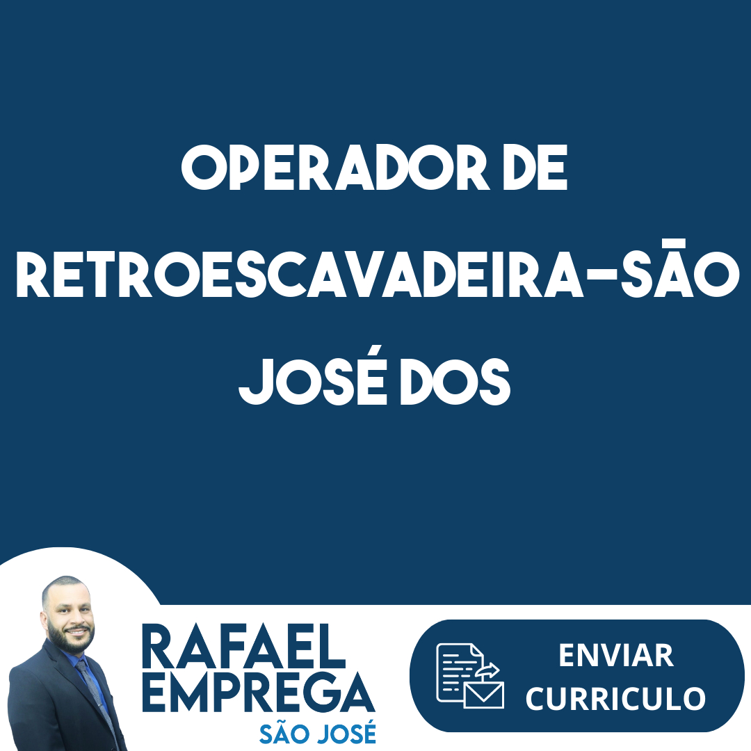 Operador De Retroescavadeira-São José Dos Campos - Sp 67