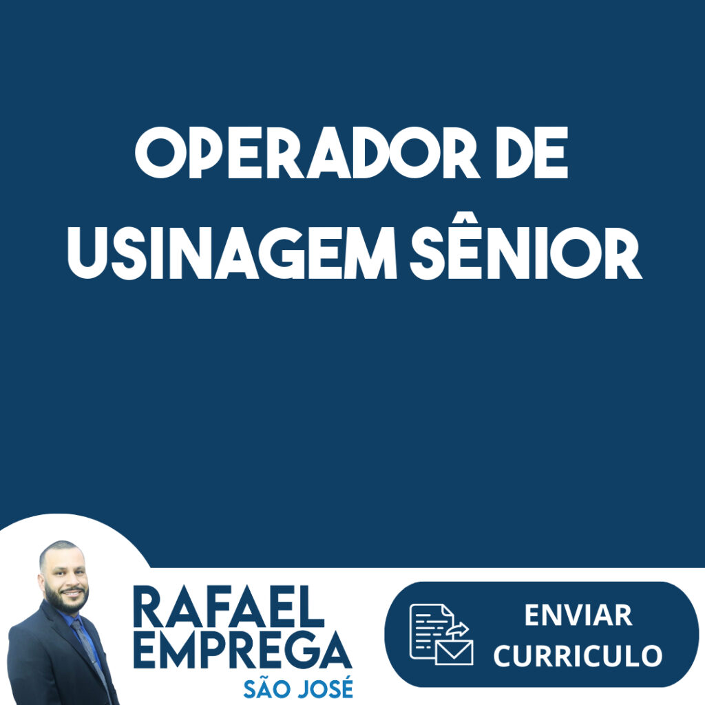 Operador De Usinagem Sênior-Jacarei - Sp 1