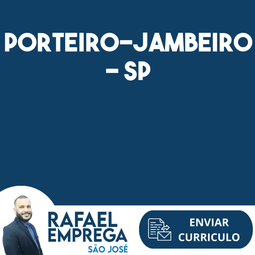 Porteiro-Jambeiro - Sp 1