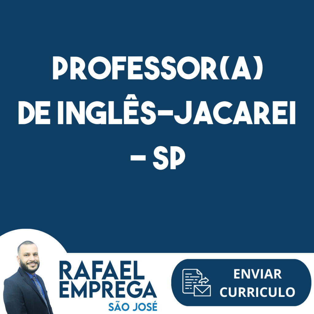 Professor(A) De Inglês-Jacarei - Sp 1