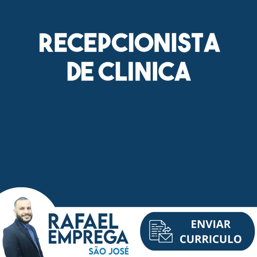 Recepcionista De Clinica-Jacarei - Sp 1