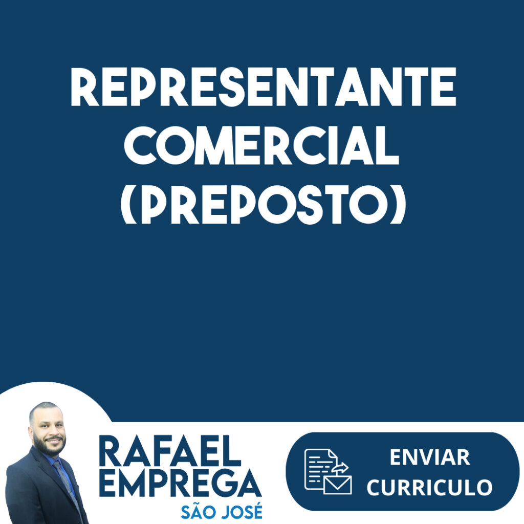 Representante Comercial (Preposto)-São José Dos Campos - Sp 1