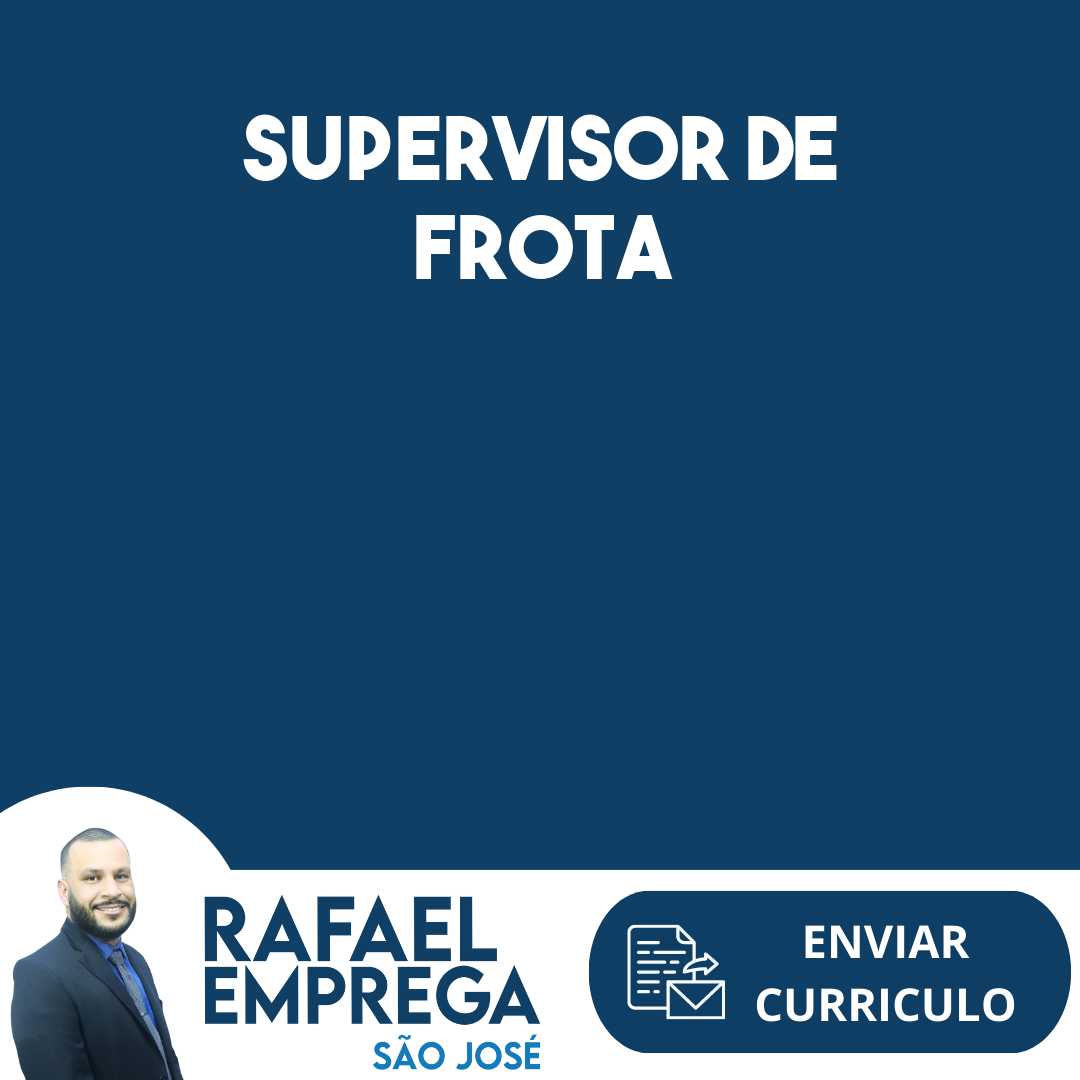 Supervisor De Frota -Jacarei - Sp 325