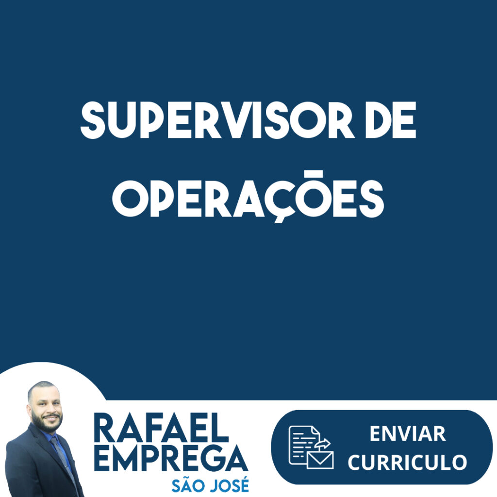 Supervisor De Operações-Jacarei - Sp 1