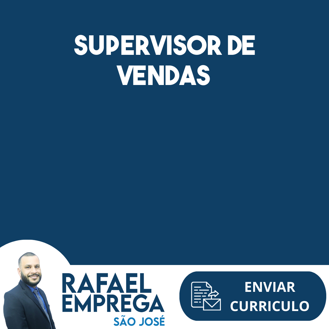 Supervisor De Vendas-São José Dos Campos - Sp 327