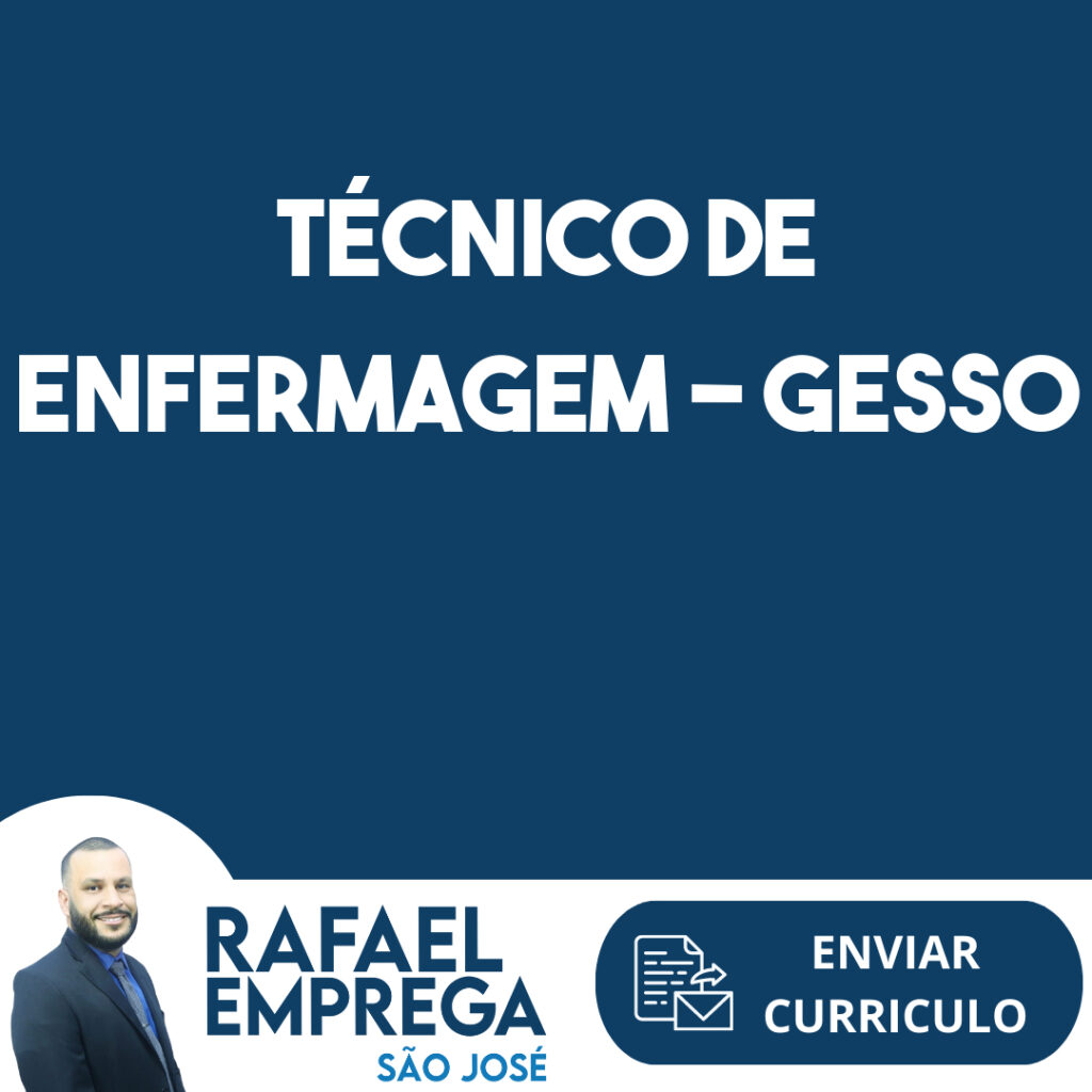 Técnico De Enfermagem - Gesso-São José Dos Campos - Sp 1