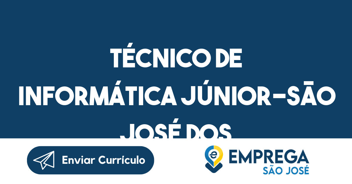 Técnico De Informática Júnior-São José Dos Campos - Sp 43
