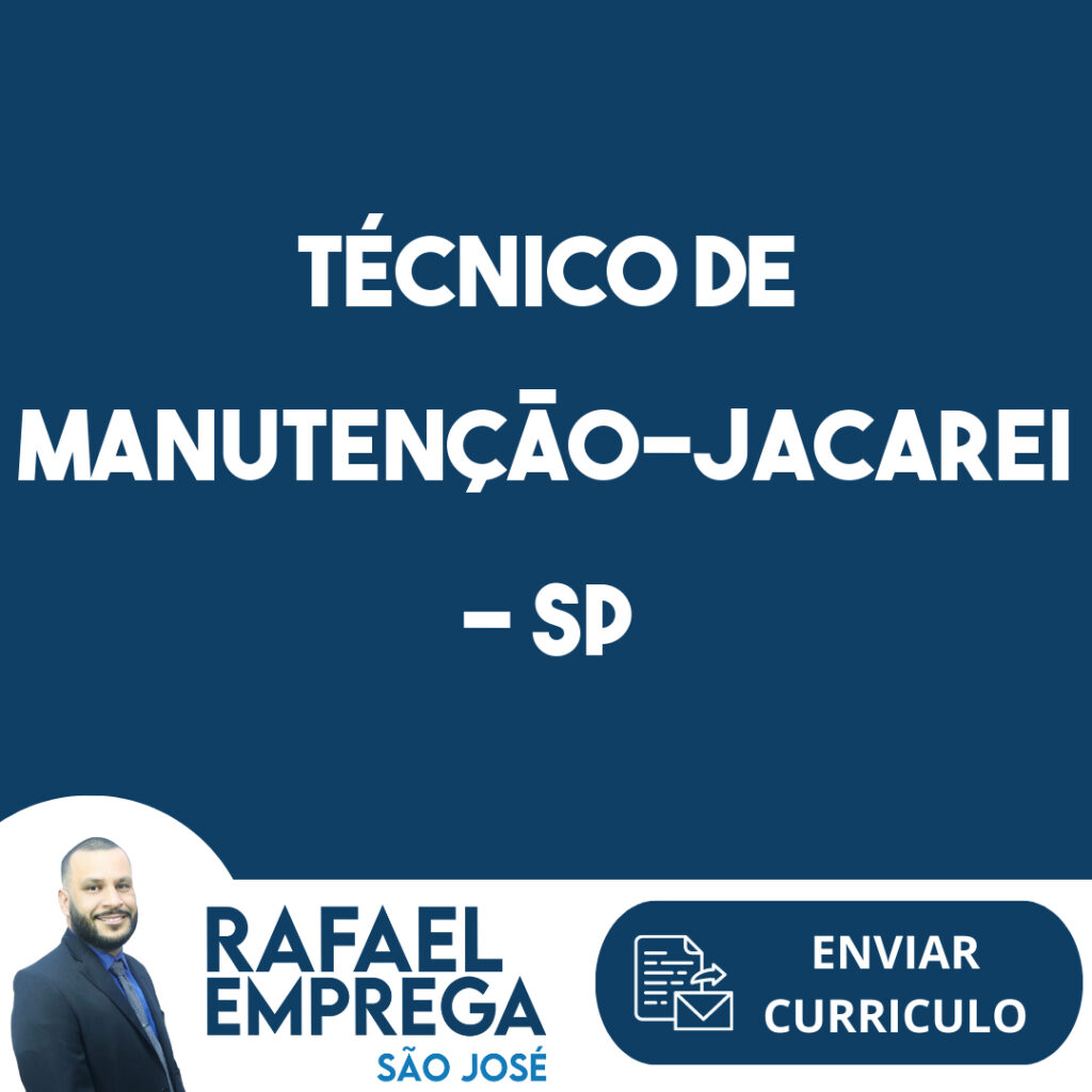Técnico De Manutenção-Jacarei - Sp 1