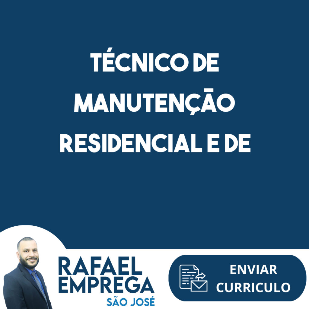 Técnico De Manutenção Residencial E De Eletrodomésticos-São José Dos Campos - Sp 1