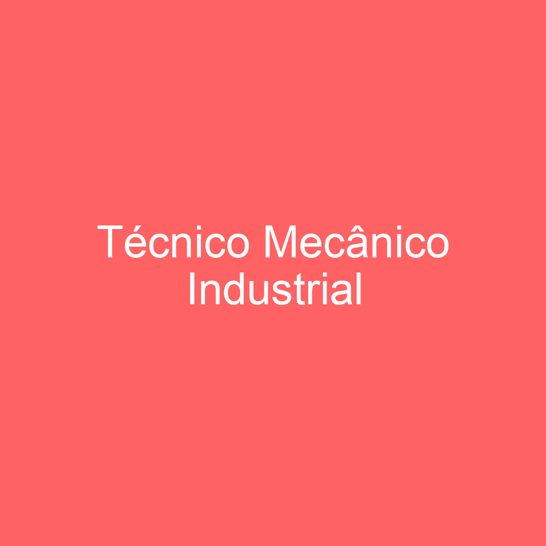 Técnico Mecânico Industrial-São José Dos Campos - Sp 5